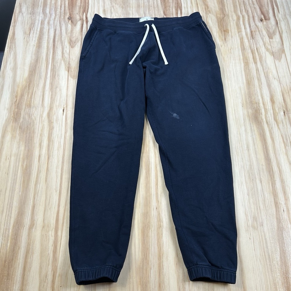 Reigning Champ Men's Blue Drawstring Jogger Sweatpants 2SL Athletic Lounge